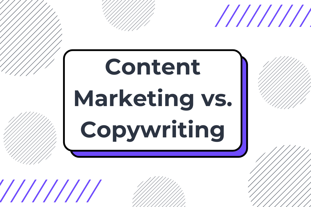 content marketing vs. copywriting