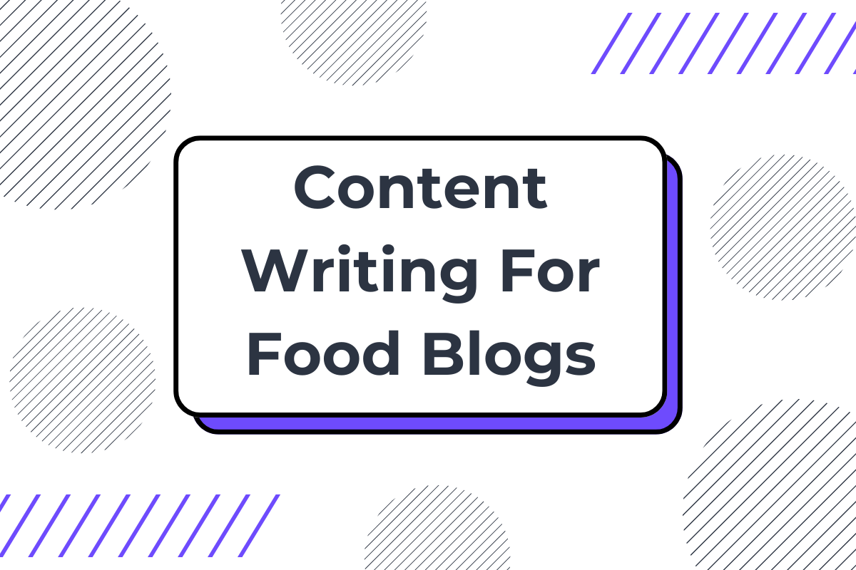 content writing for food blogs