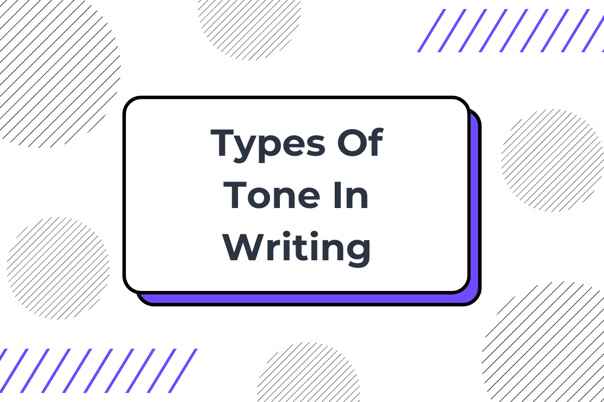 types of tone in writing